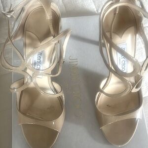 Jimmy Choo beige heels